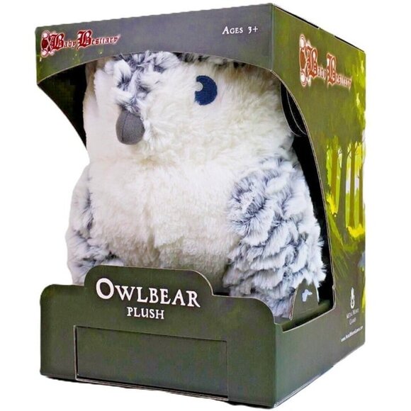 Owlbear Plush - Luxury Owl Bear Stuffed Animal - Boxed & Accessories - Snowy - Picture 7 of 9